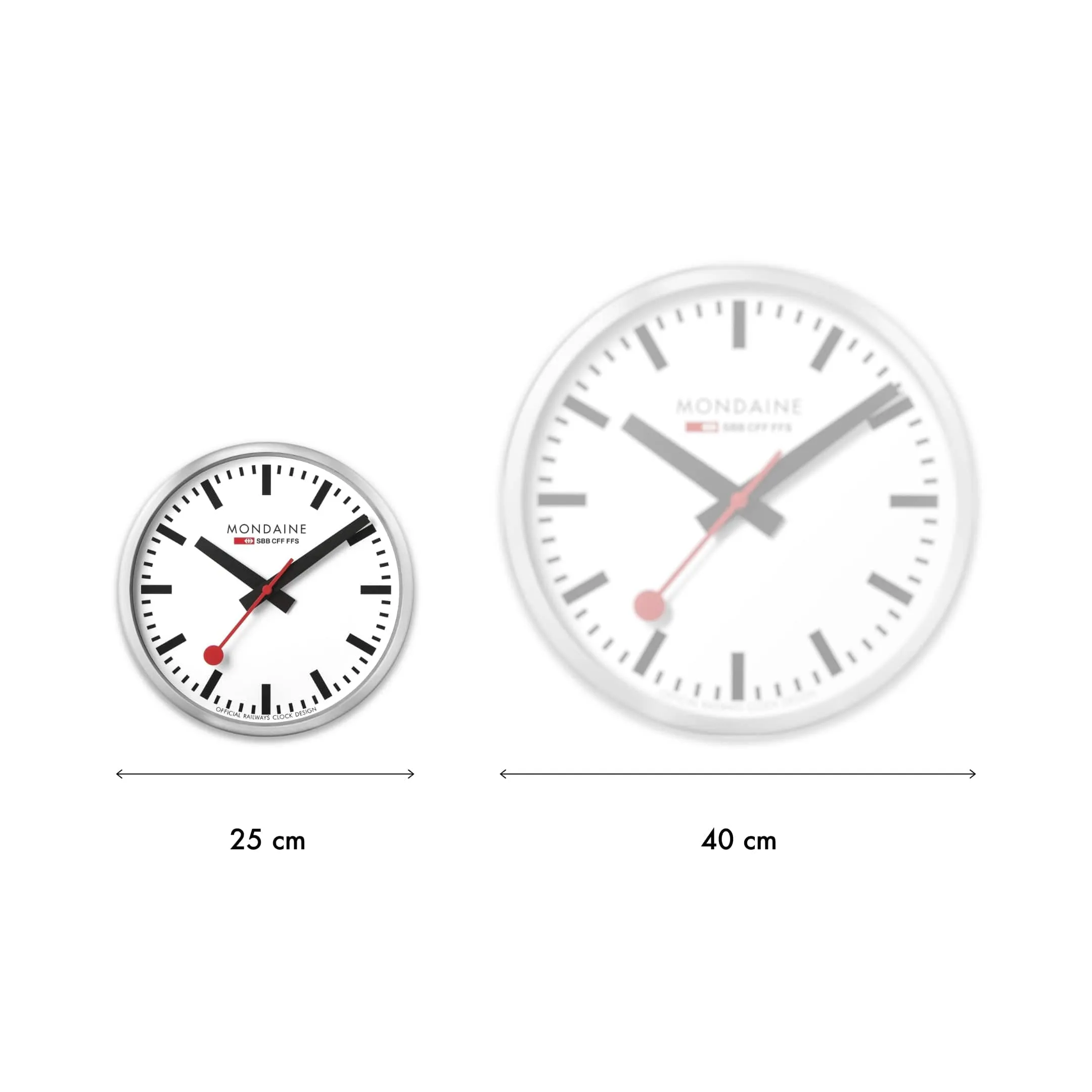 Copper Coloured Wall clock, 25 cm