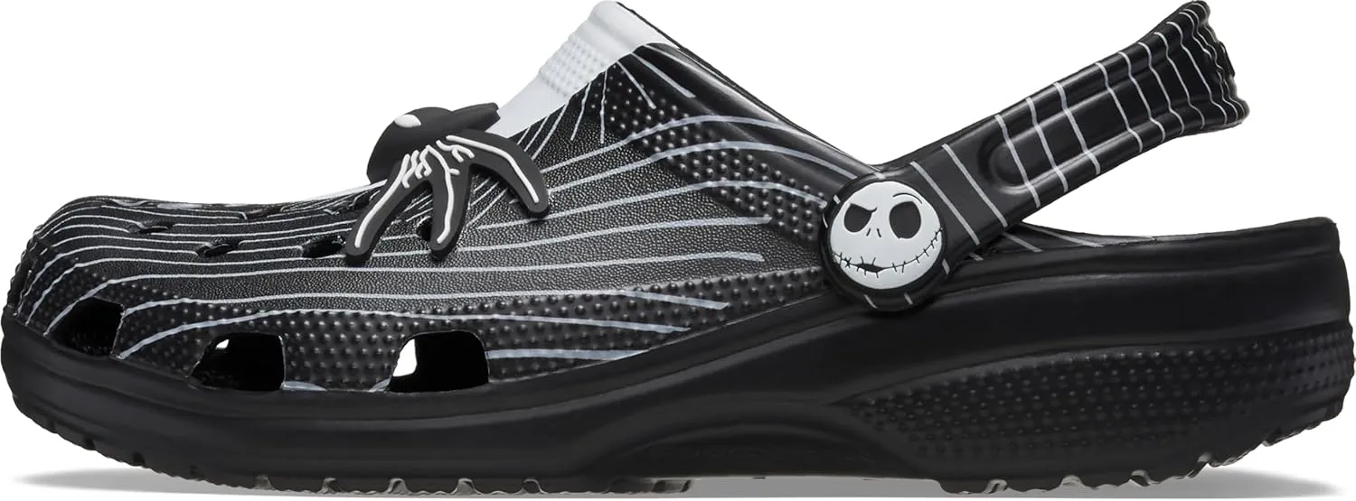 Crocs Unisex-Adult Jack Skellington Nightmare Before Christmas Classic Clogs