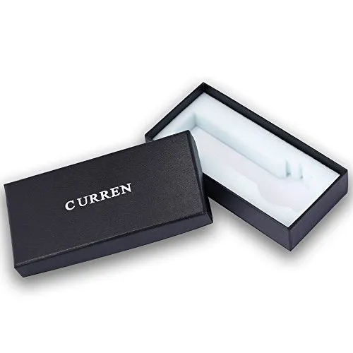 CURREN Watches Men,Sports Waterproof Stainless Steel Quartz Wrist Watch for Men and Boys