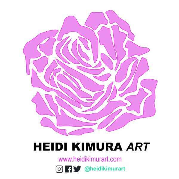Dark Purple Tropical Scrunchie, Hawaiian Style Tropical Leaves Print Hair Tie Accessories - Made in  USA/EU