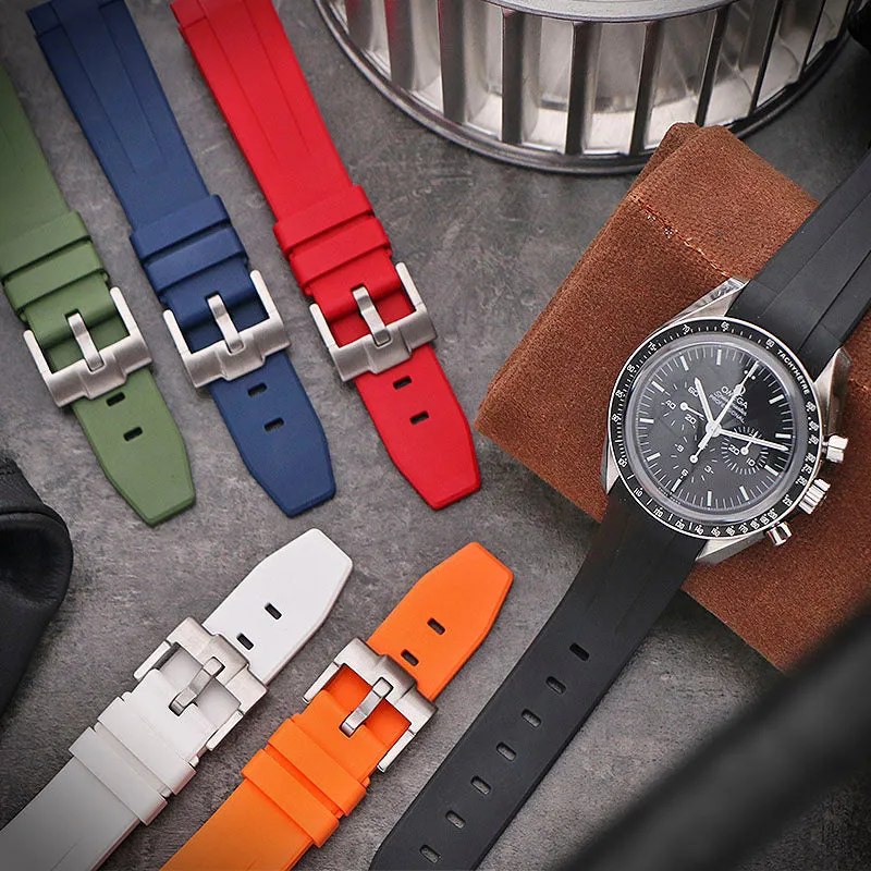 DASSARI Fitted FKM Strap For Omega Speedmaster