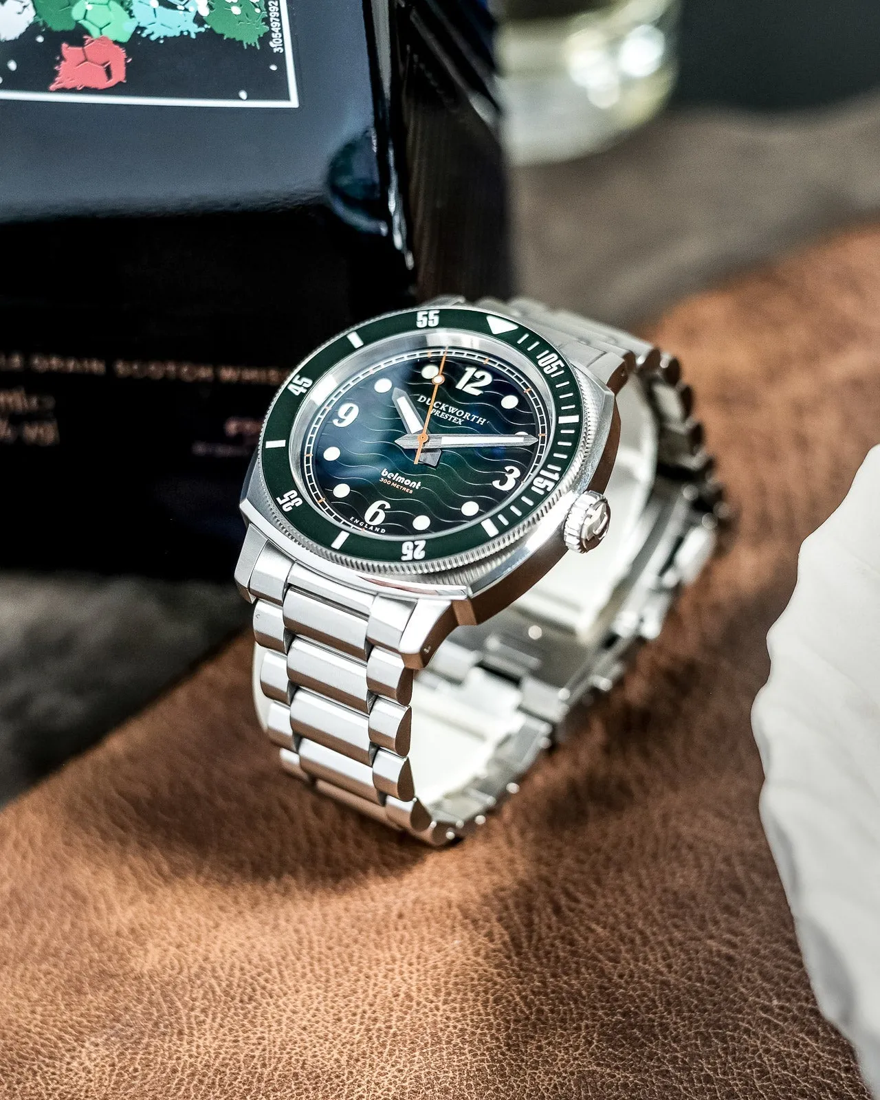DP Watch Belmont Dive Green Bracelet