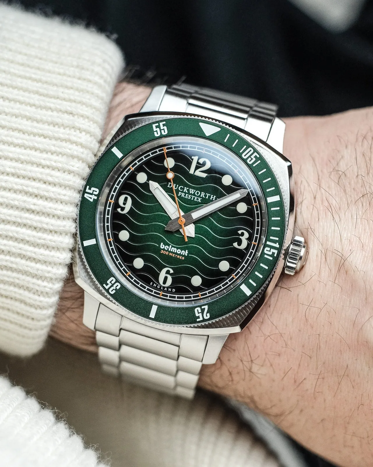 DP Watch Belmont Dive Green Bracelet