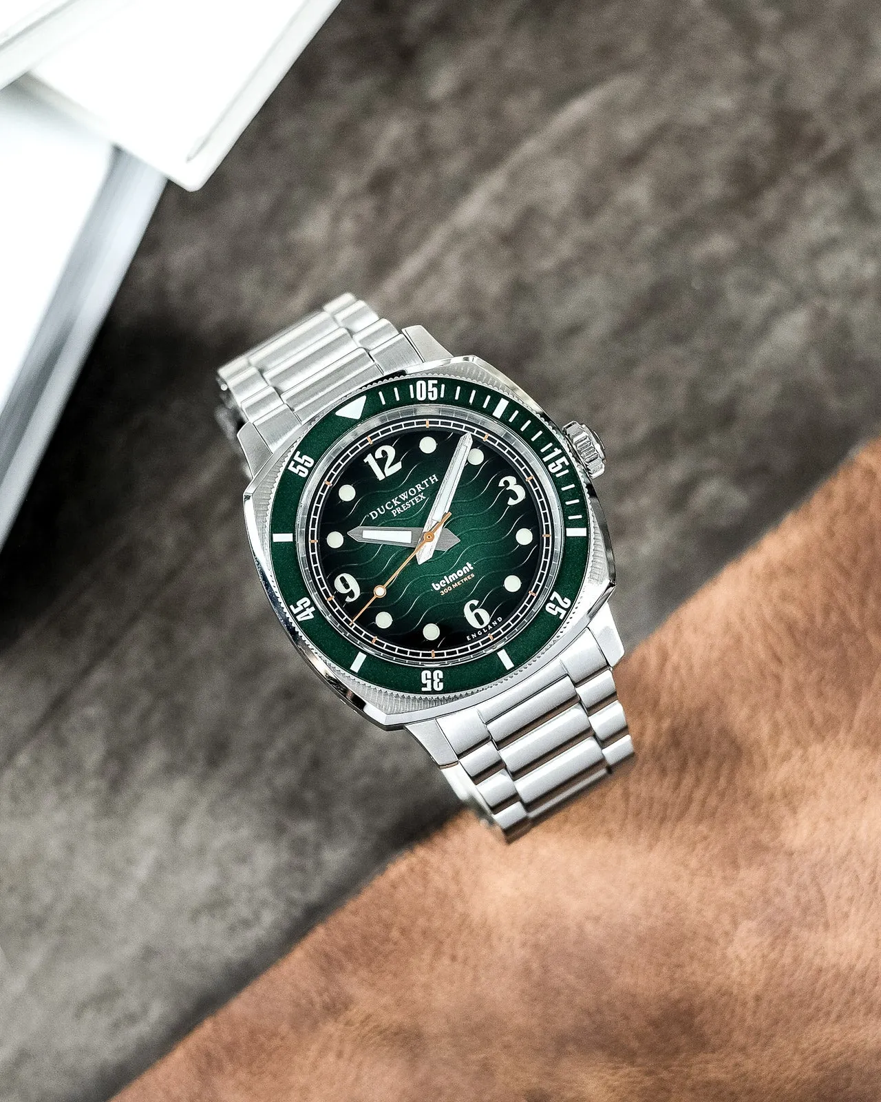 DP Watch Belmont Dive Green Bracelet