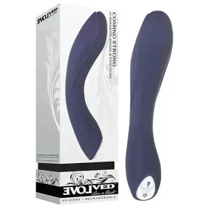Evolved Coming Strong - Navy  119 cm (7.5'') USB Rechargeable Vibrator