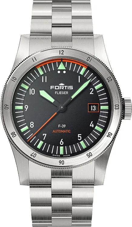 Fortis Flieger F-39 Automatic On Block Bracelet