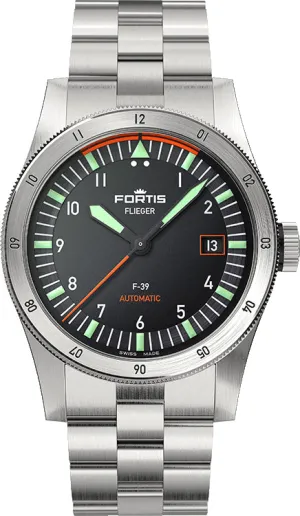 Fortis Flieger F-39 Automatic On Block Bracelet