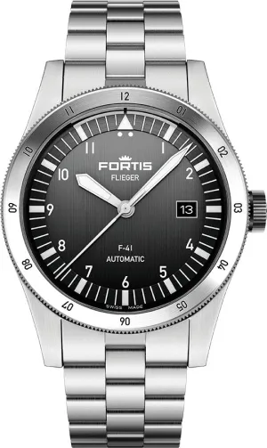 Fortis Flieger F-41 Automatic Black