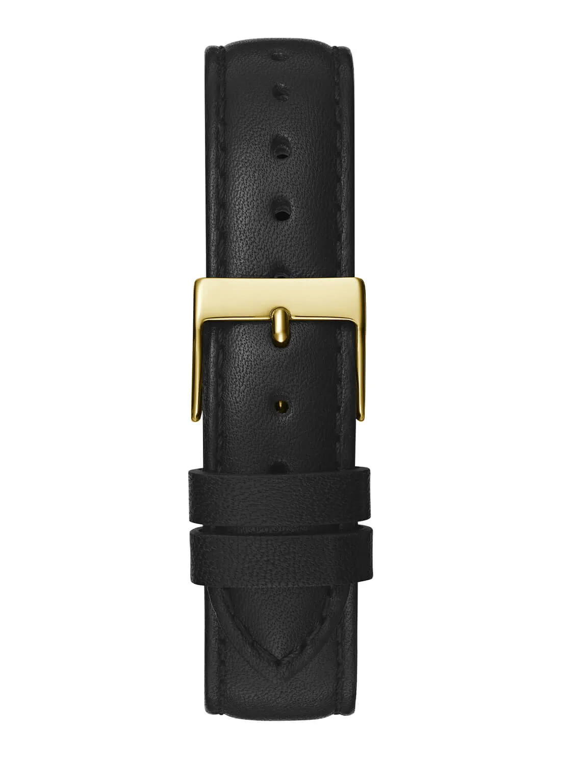 Gold Rumour Black Leather Watch