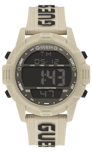 Guess Men Black Dial Digital Watch - GW0050G5
