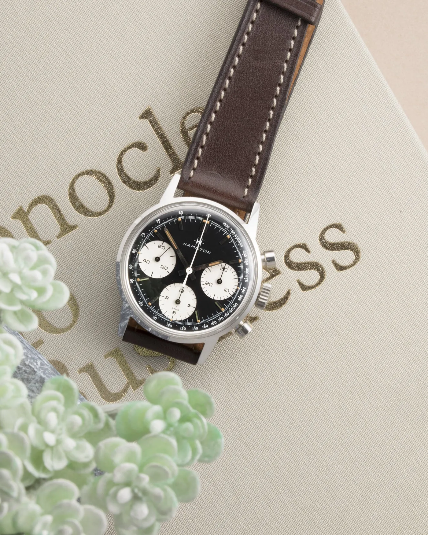 Hamilton Reverse Panda Chronograph LNOS