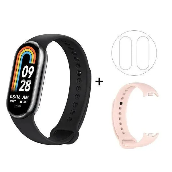 Health & Fitness Tracker, Tracks Heart Rate, Sleep, Activity, Waterproof, Smart Notifications, AMOLED Display, iOS/Android Compatible