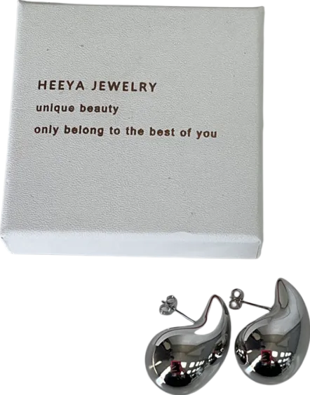 heeya Metallic Hunky Gold Hoop Earrings