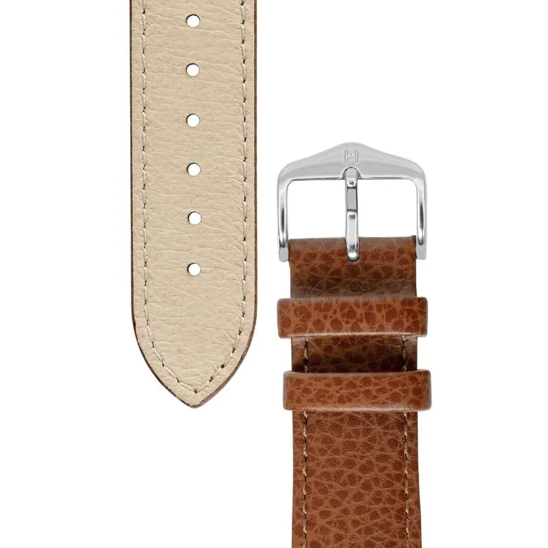 Hirsch KANSAS Buffalo Embossed Calf Leather in GOLD BROWN