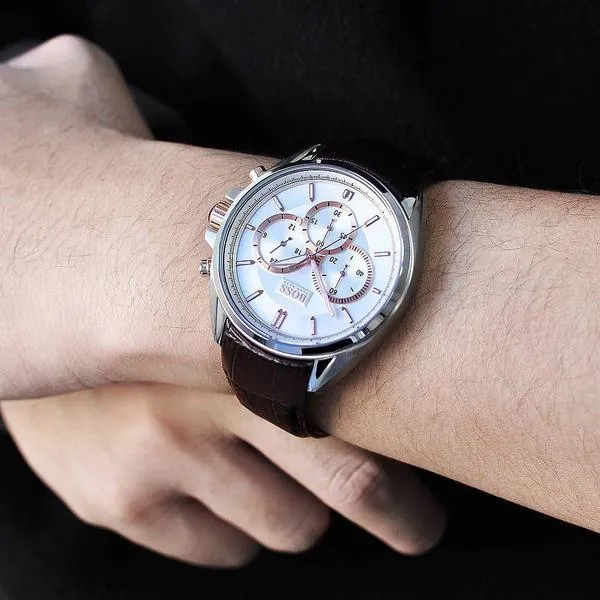 Hugo Boss Chronograph Silver Dial Men's Watch 1512881