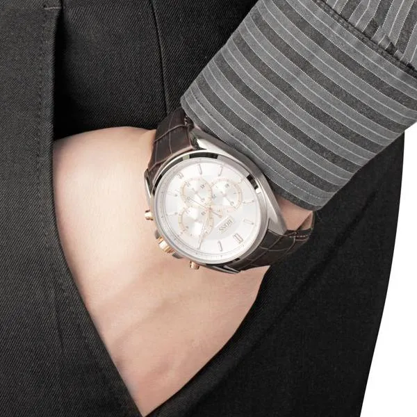 Hugo Boss Chronograph Silver Dial Men's Watch 1512881