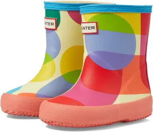 Hunter Girl's Original First Classic Rainbow Bubbles Boot (Little Toddler/Big Kid) Rain