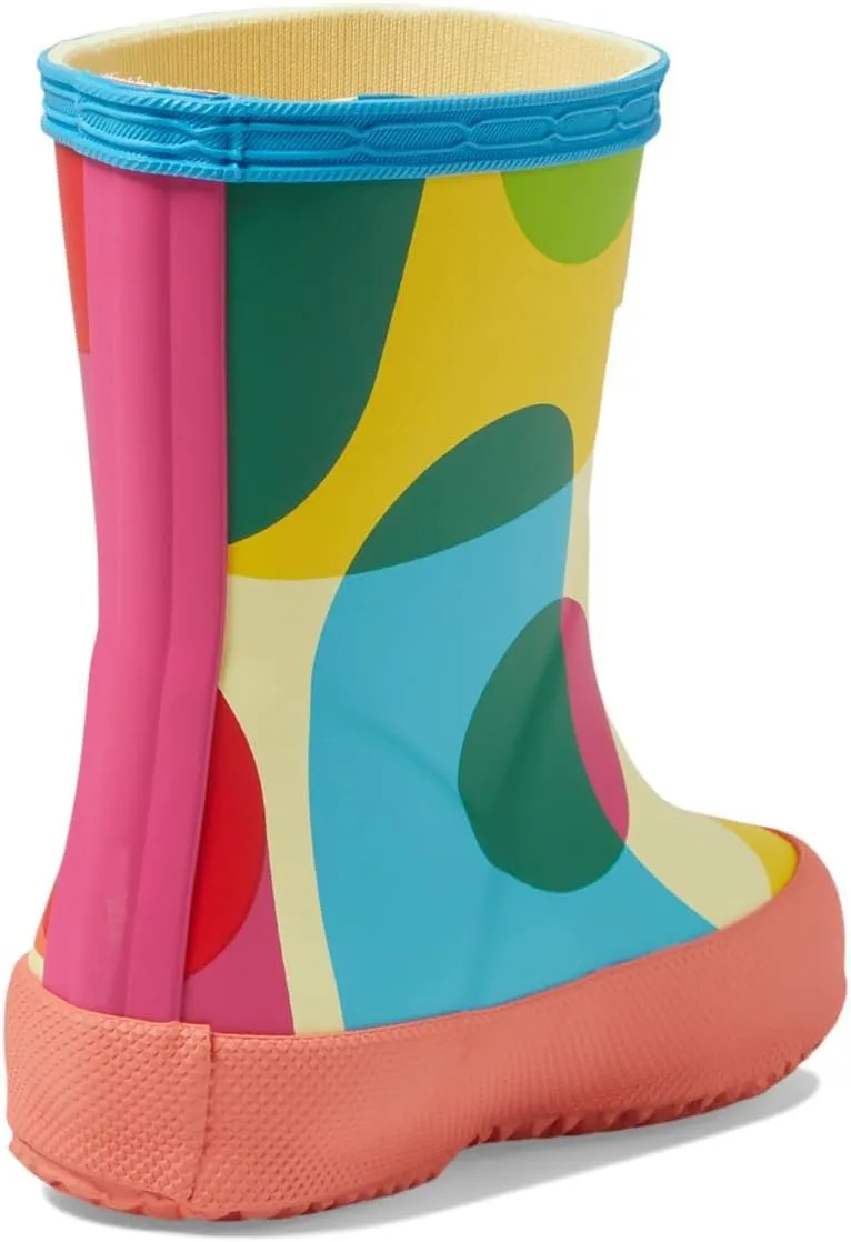 Hunter Girl's Original First Classic Rainbow Bubbles Boot (Little Toddler/Big Kid) Rain