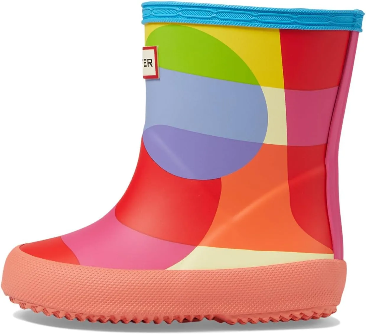 Hunter Girl's Original First Classic Rainbow Bubbles Boot (Little Toddler/Big Kid) Rain