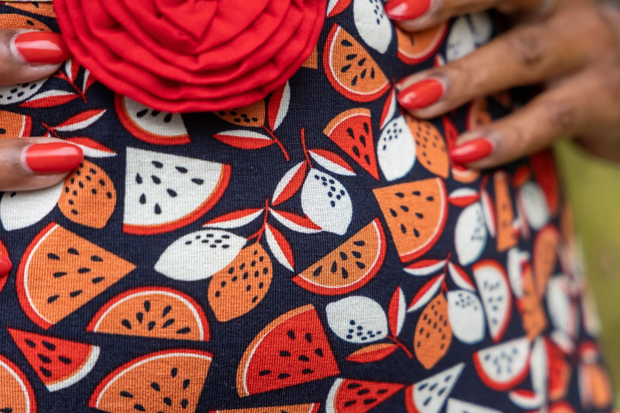 Joka jurk- summer fruit - gemaakt door Tantilly