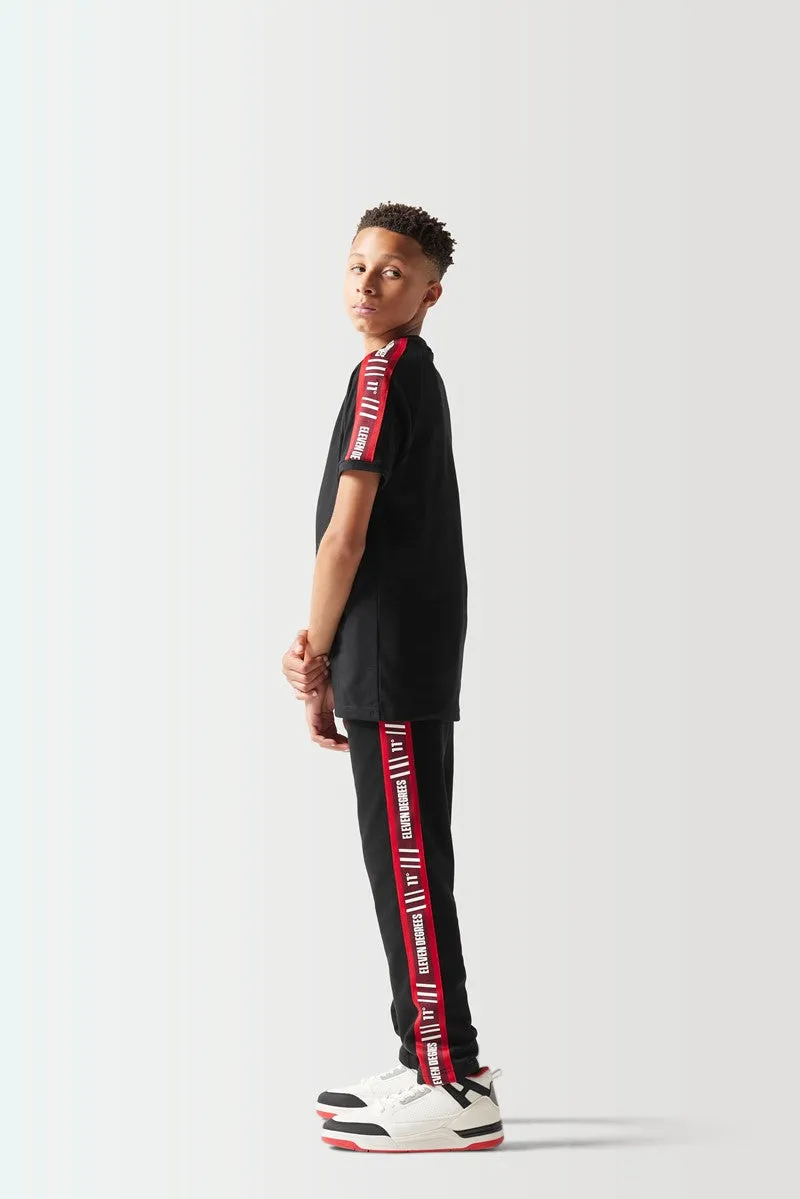 Junior Retro Taped T-Shirt - Black