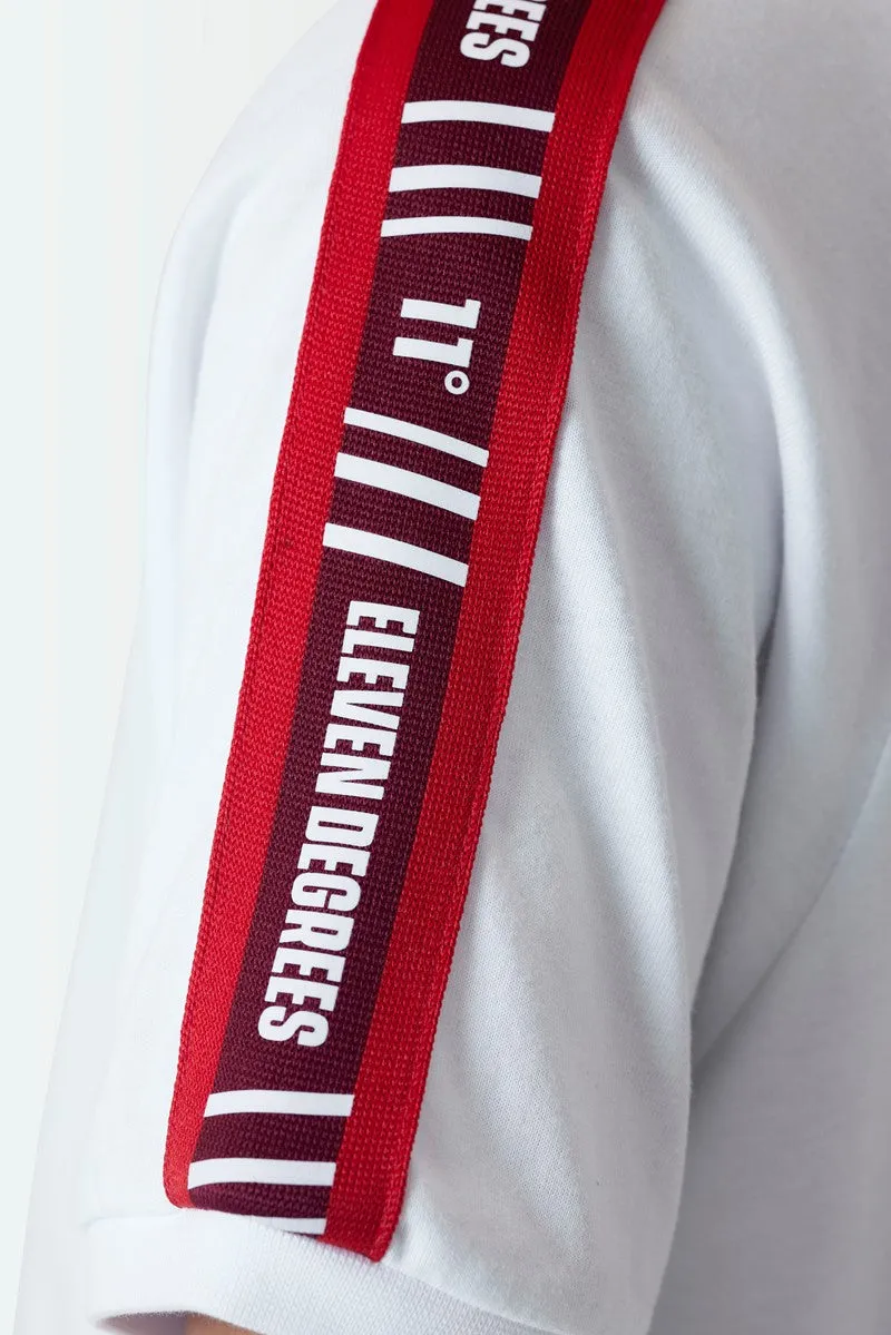 Junior Retro Taped T-Shirt - White