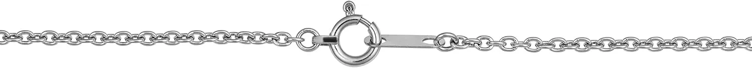 Kooljewelry Platinum 950 1.5 mm Cable Chain Necklace