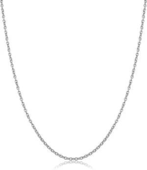 Kooljewelry Platinum 950 1.5 mm Cable Chain Necklace