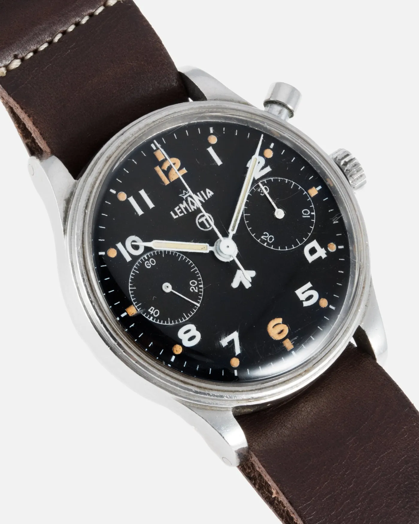 Lemania Series 2 Royal Navy Monopusher Chronograph