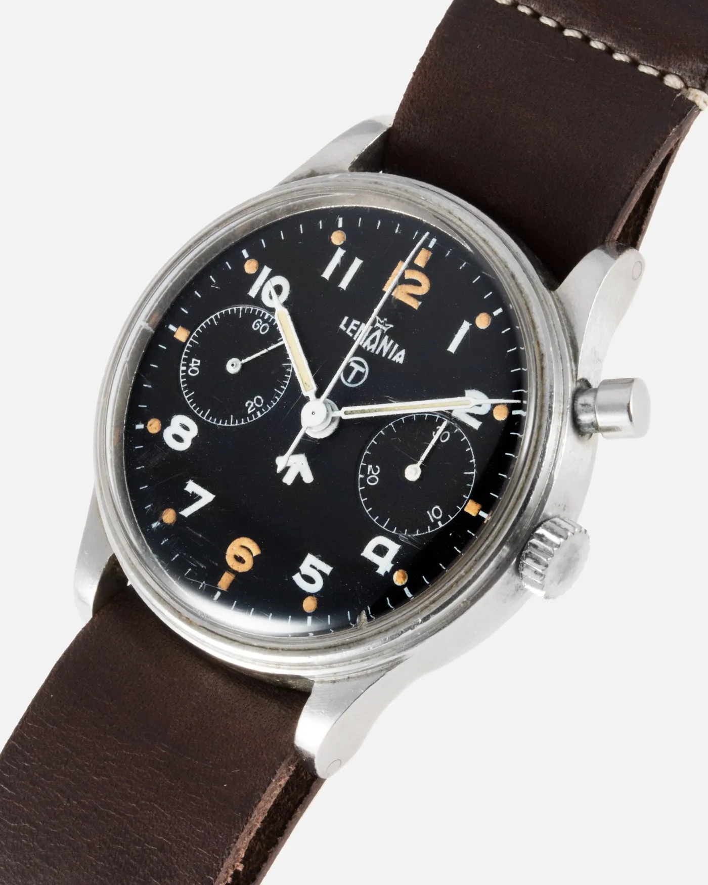 Lemania Series 2 Royal Navy Monopusher Chronograph