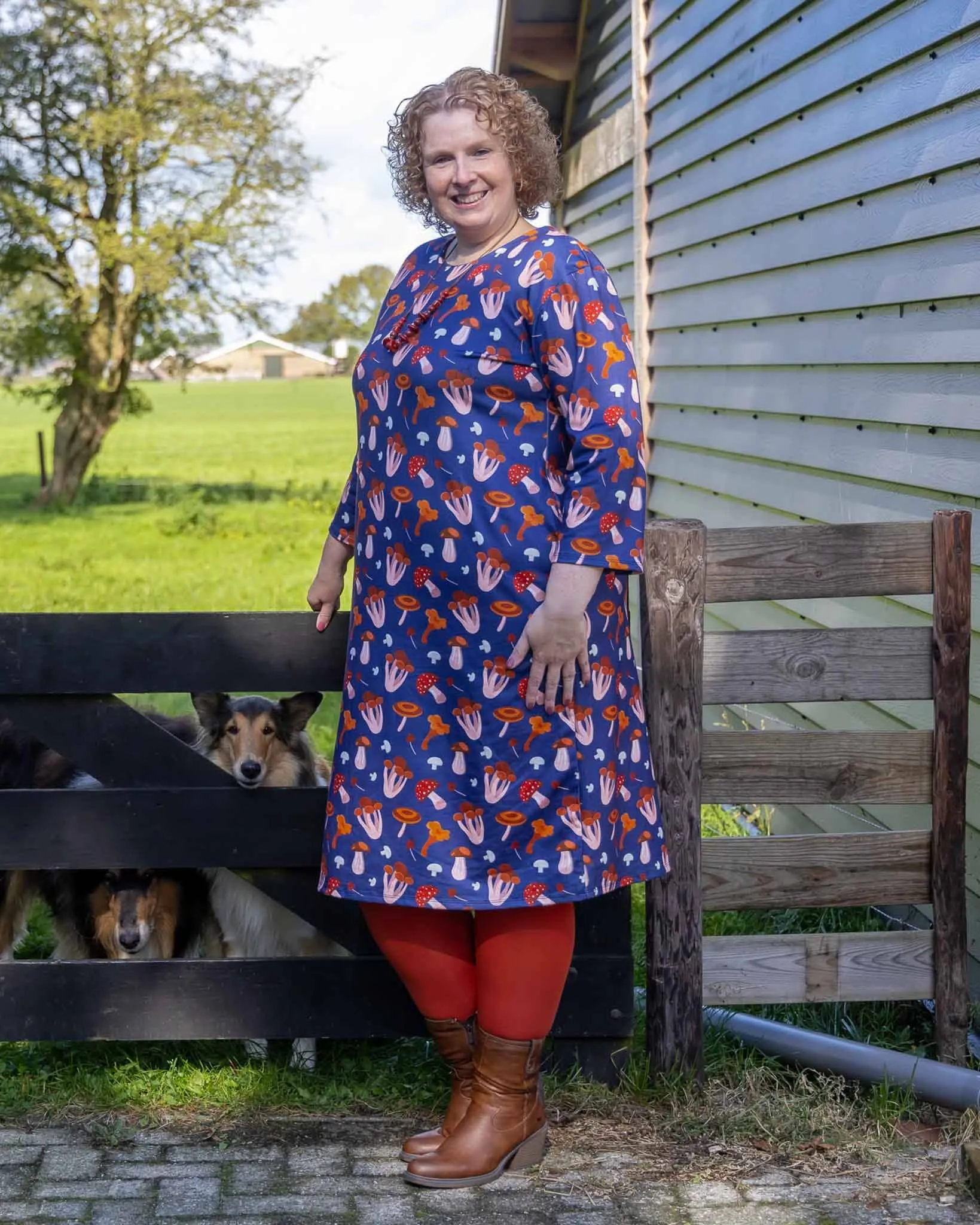 Lieke jurk- in het bos