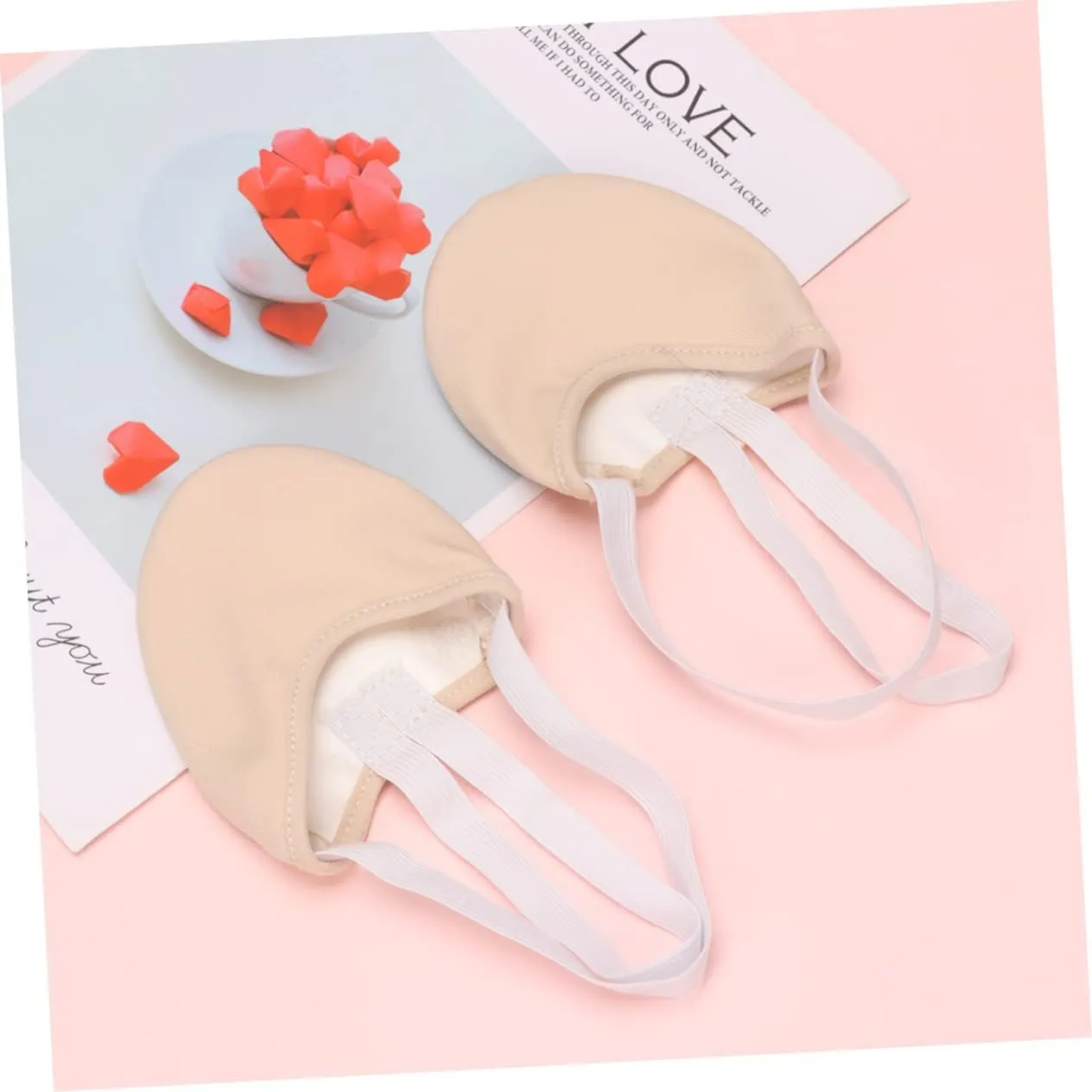 LIFKOME 1 Pair Half Sole Dance Shoes Ballet Shoes Girls Lightweight for Yoga Folk Modern Ballroom Jazz