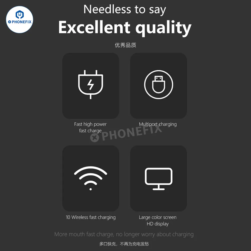 MaAnt DianBa No.2 Digital PD Fast Charger With 13 Ports Wireless Charging