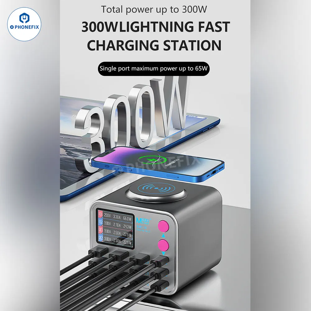 MaAnt DianBa No.2 Digital PD Fast Charger With 13 Ports Wireless Charging