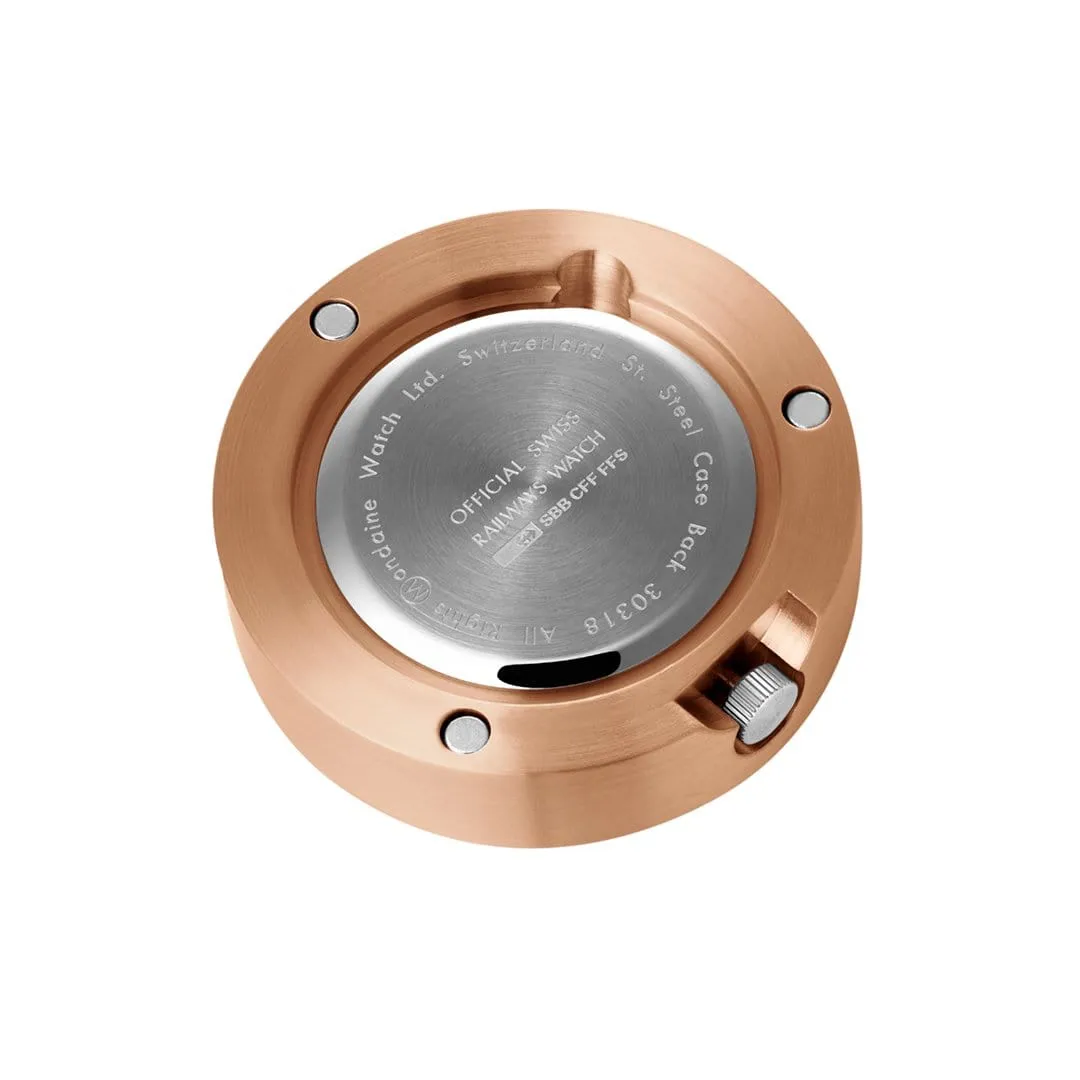 Magnet clock, 50mm, copper table clock