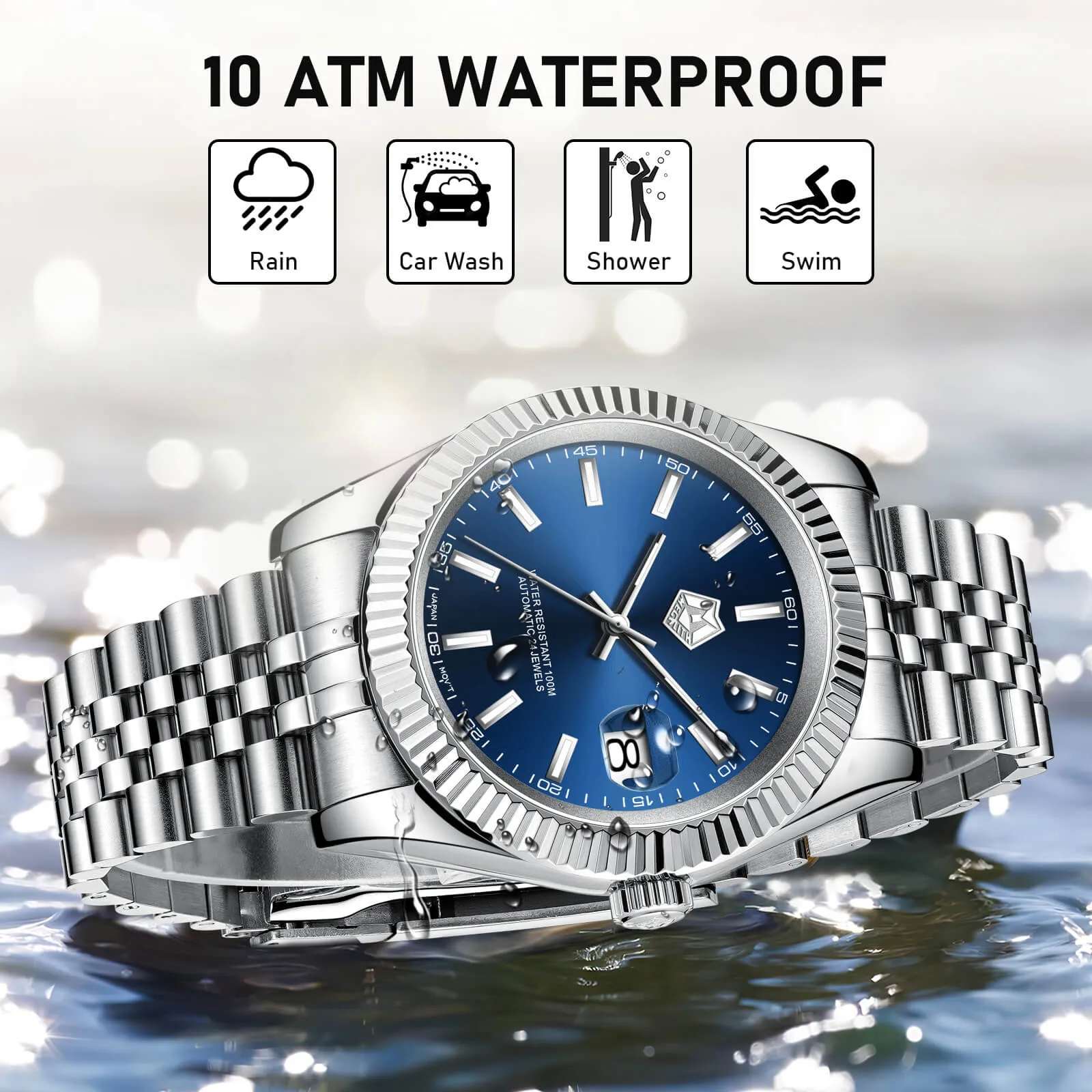 Mechanical Watch | Solid Steel | 8391M