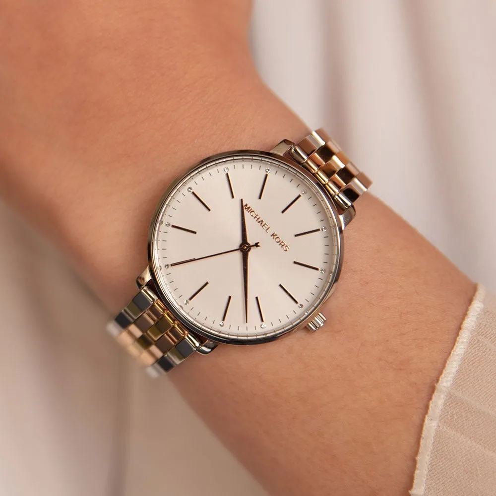 Michael Kors Pyper Tri-Tone Unisex Watch MK3901
