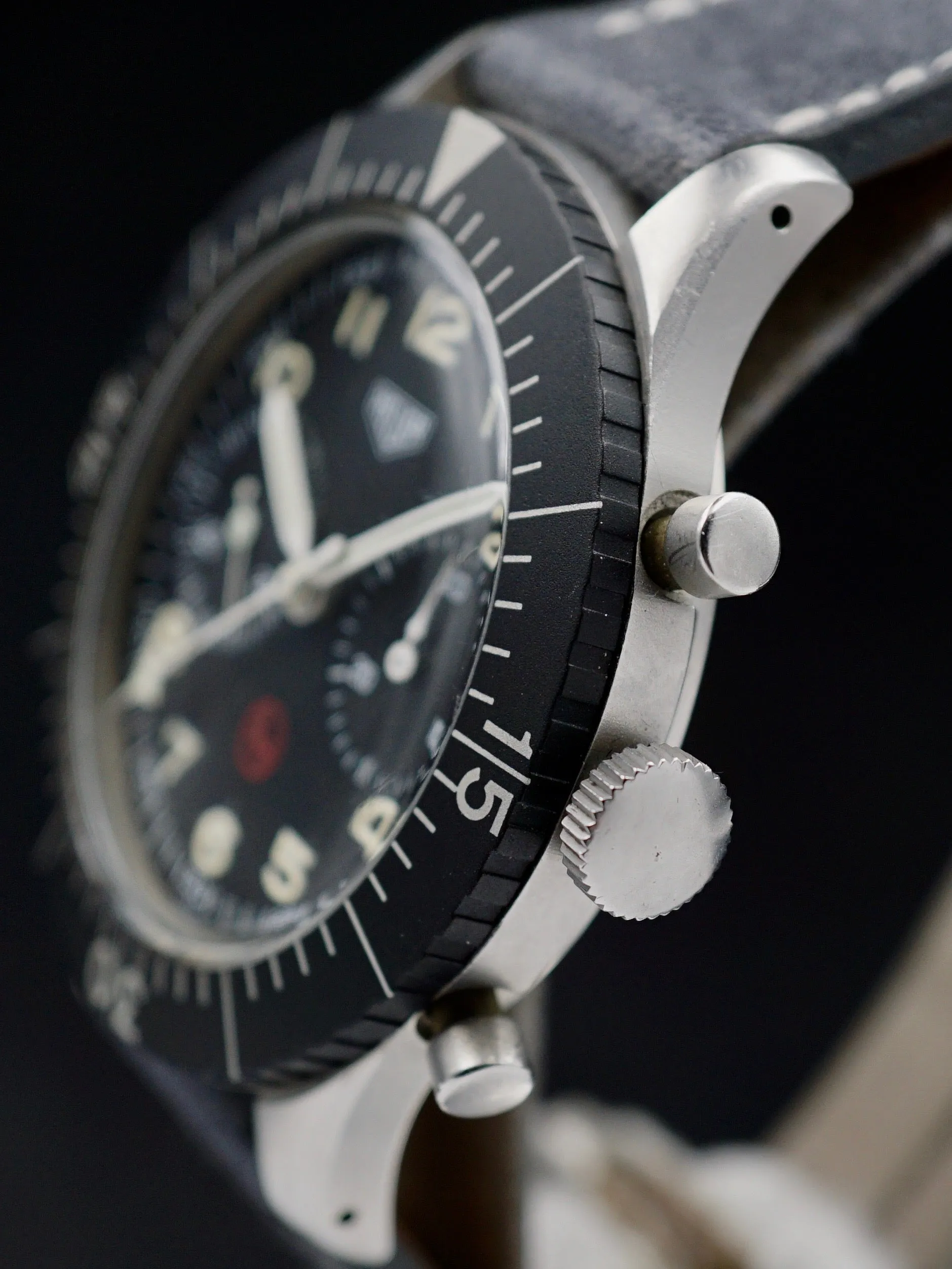 Military Issued Heuer Pilot’s "Bund" Bundeswehr Chronograph "Small 3H"
