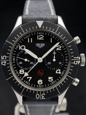 Military Issued Heuer Pilot’s "Bund" Bundeswehr Chronograph "Small 3H"