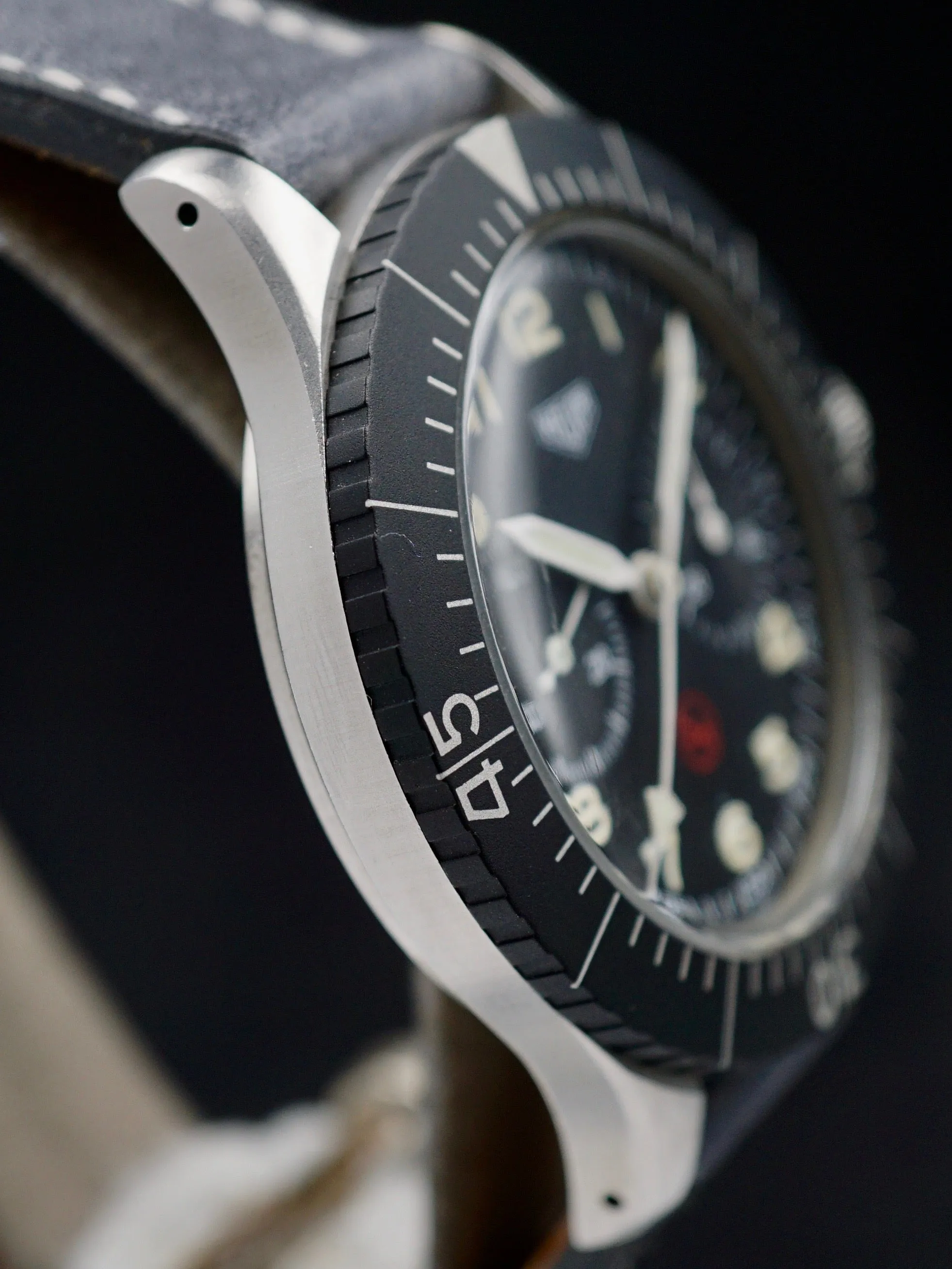 Military Issued Heuer Pilot’s "Bund" Bundeswehr Chronograph "Small 3H"