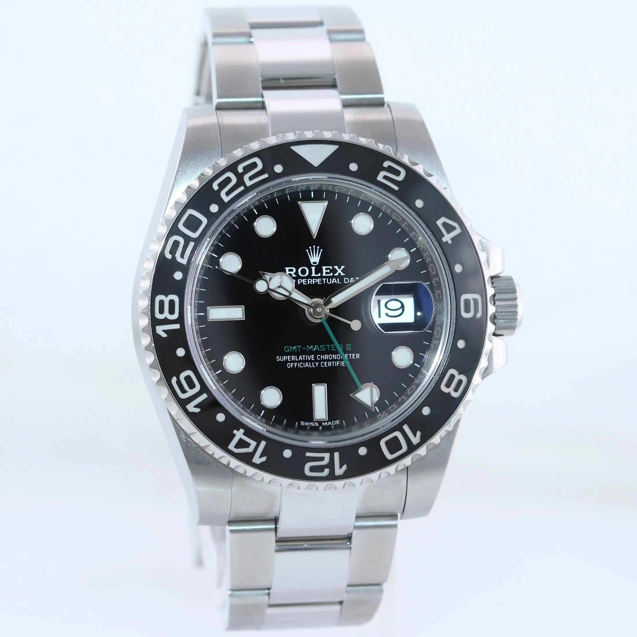 MINT 2016 PAPERS Rolex GMT Master II 116710 Steel Ceramic 40mm Black Watch Box