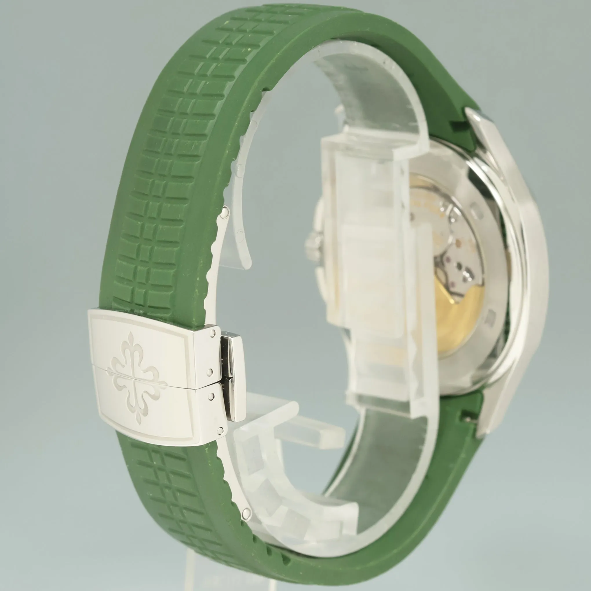MINT 5167a Patek Philippe Aquanaut Steel Rubber Black Green Tropical Watch Box