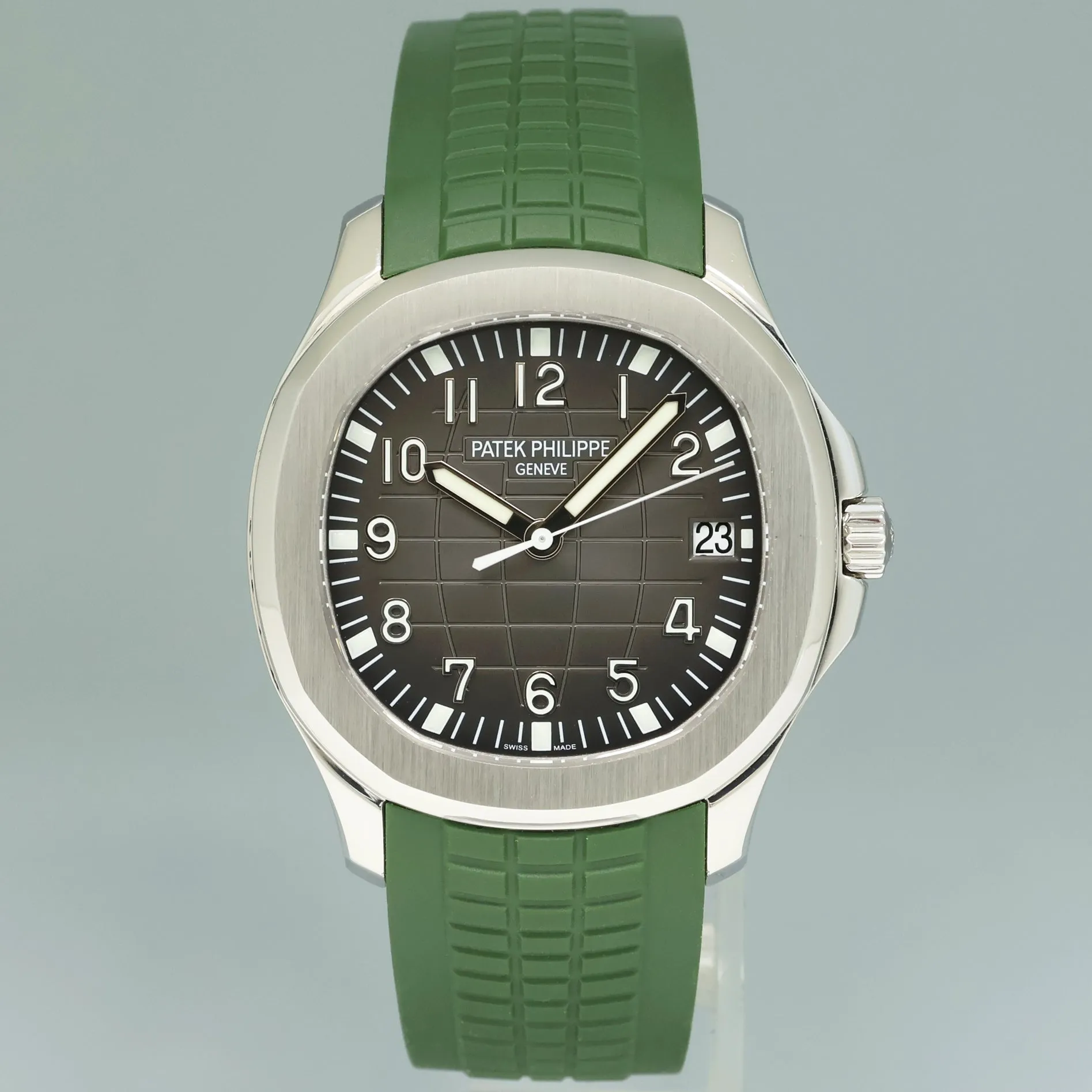 MINT 5167a Patek Philippe Aquanaut Steel Rubber Black Green Tropical Watch Box