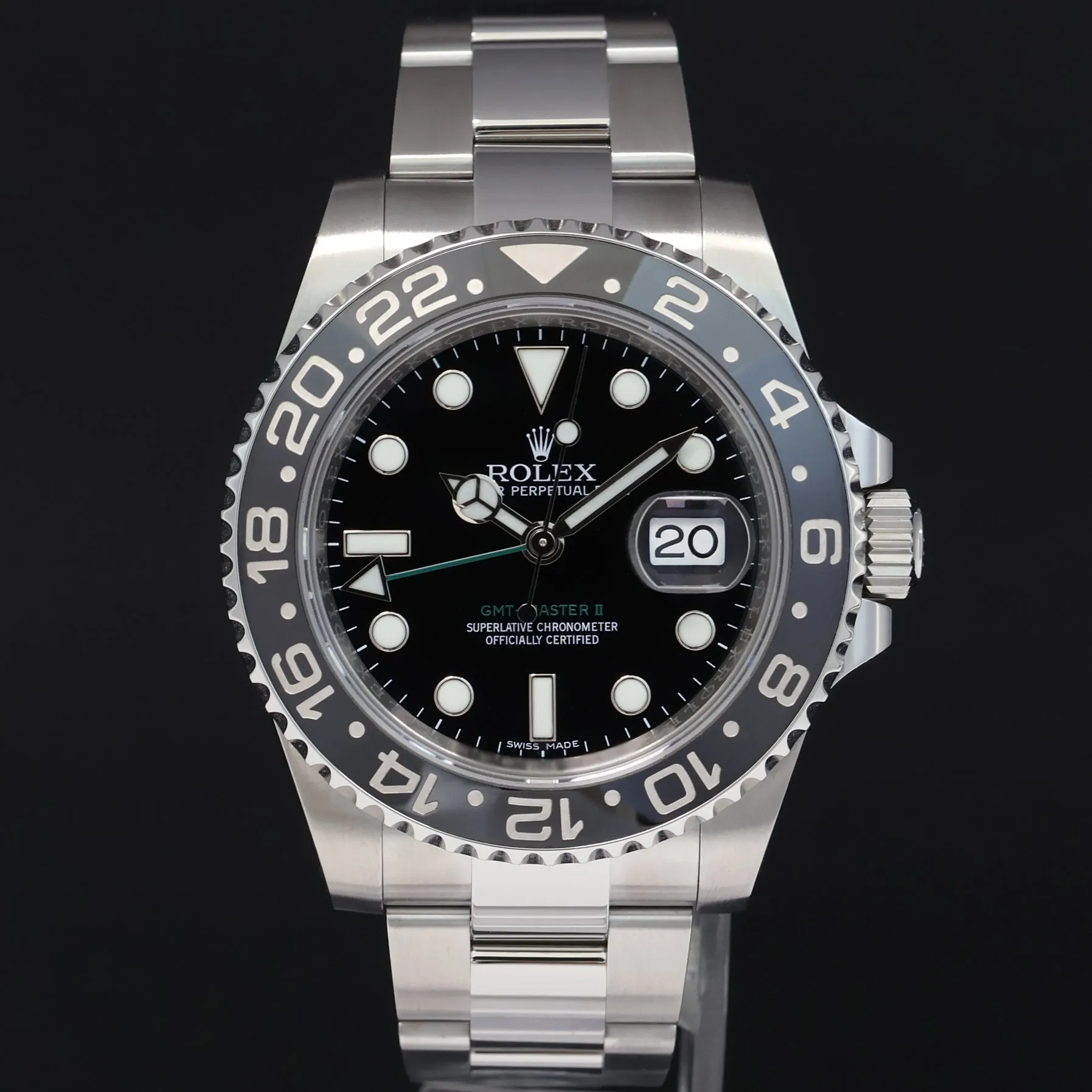 MINT PAPERS Rolex GMT Master II 116710 Steel Ceramic Black 40mm Watch Box