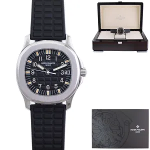 MINT Patek Philippe Steel 5066a Aquanaut Black Tropical Rubber 5066/1 36mm Watch Box