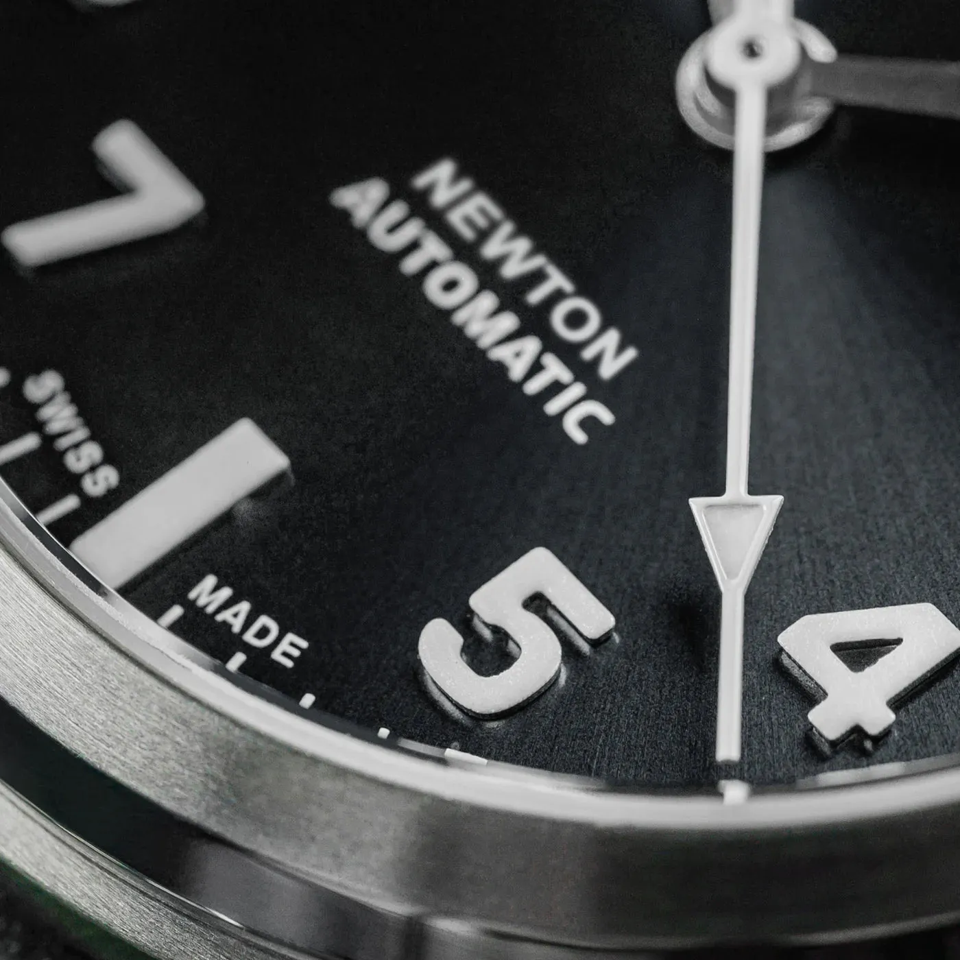 Newton Automatic 40mm Black Black Pilot Watch 16153055
