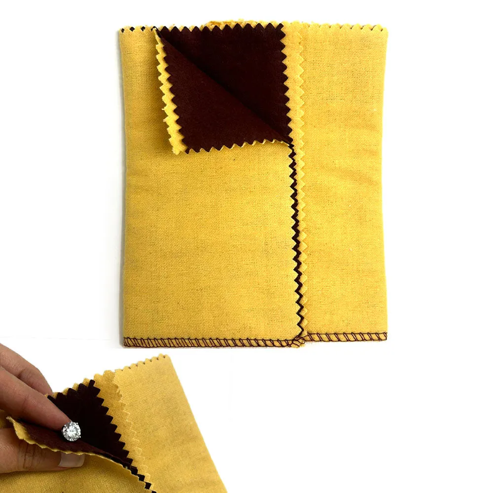 Polishing Cleaning Cloth Gold Silver Platinum Jewelry Coin Watches Large 12x12in
