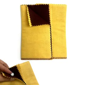Polishing Cleaning Cloth Gold Silver Platinum Jewelry Coin Watches Large 12x12in