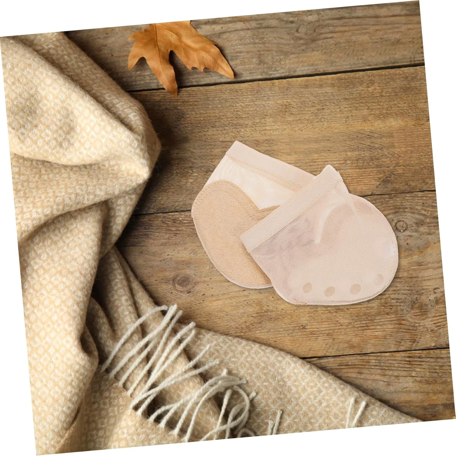 POPETPOP 2 Pairs Dance Paws Sole Forefoot Pads Socks Thong Toe Paws Bunion Pads Socks Forefoot Toe Pads Belly