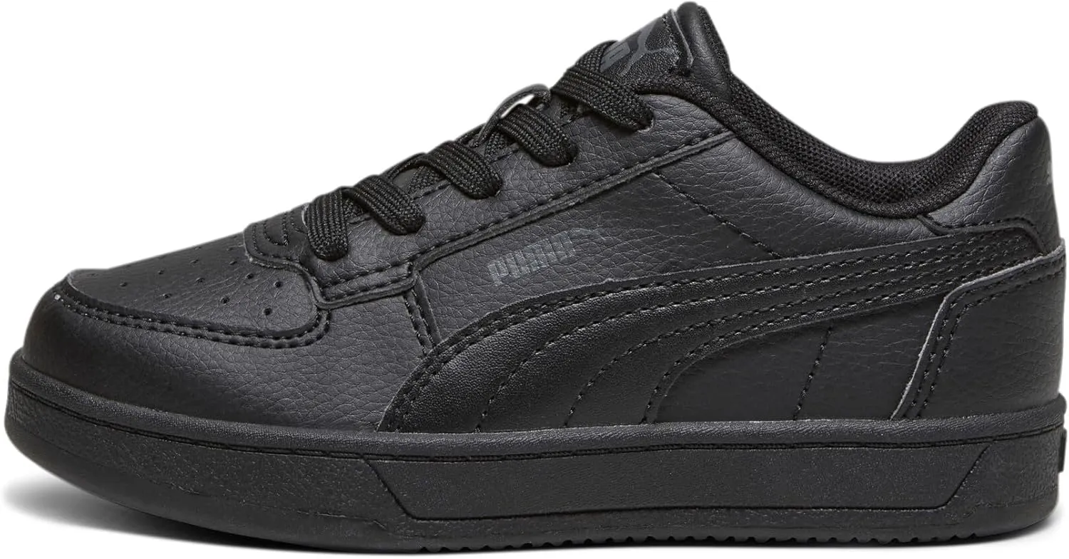 PUMA Caven Sneaker, Black-Cool Dark Gray, 13.5 US Unisex Little Kid